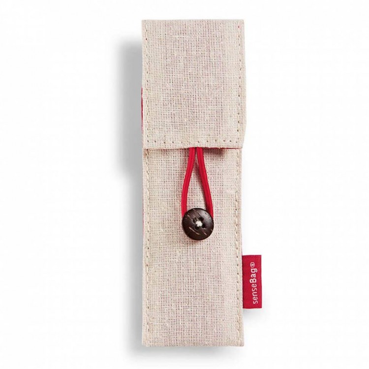 Чехол SenseBag для ручек текстильный 14 х 6 см бежевый