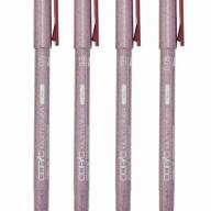 Набор капиллярных линеров Copic Multiliner 4 штуки винного цвета (перо 0.05 - 0.5 мм) - Набор капиллярных линеров Copic Multiliner 4 штуки винного цвета (0.05 - 0.5 мм) купить в магазине для художников Copic.Club с доставкой по всему миру