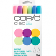 Copic Ciao 6 Pastels набор маркеров &quot;Пастельные&quot; - Copic Ciao 6 Pastels набор маркеров "Пастельные"